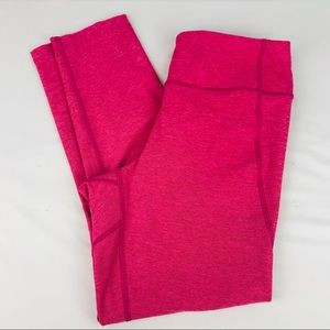OUTDOOR VOICES 3/4 Warmup Leggings Pink Sz Medium